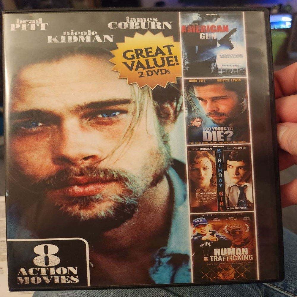 5/$20 Unisex Echo Bridge Home Entertainment 8 Action Movies DVD Bundle